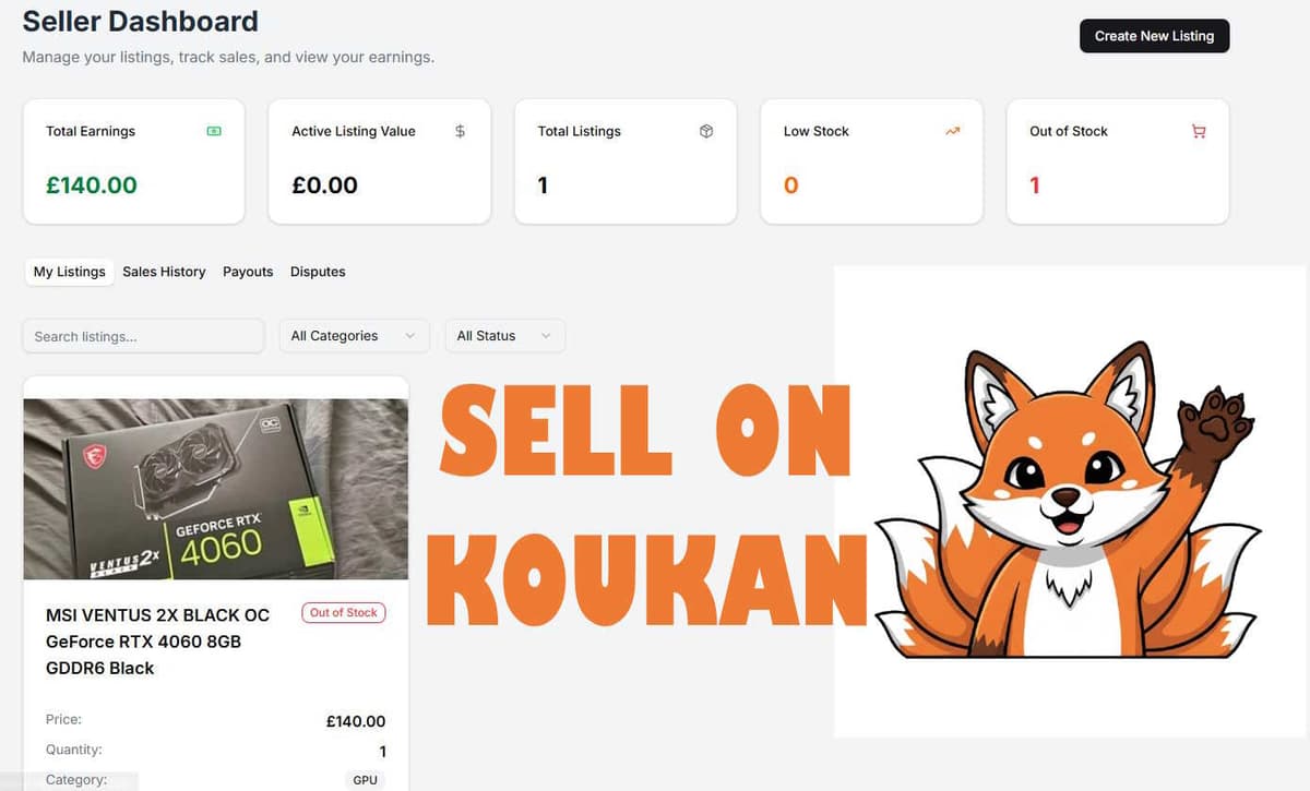 Your Complete Guide to Selling on Koukan: Keep 100% of Your Earnings