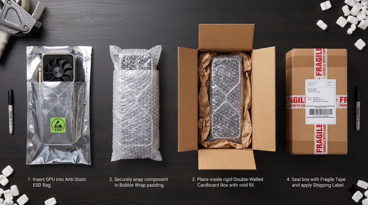 How to Package and Ship a Graphics Card Safely in the UK (Anti-Static & Courier Tips)