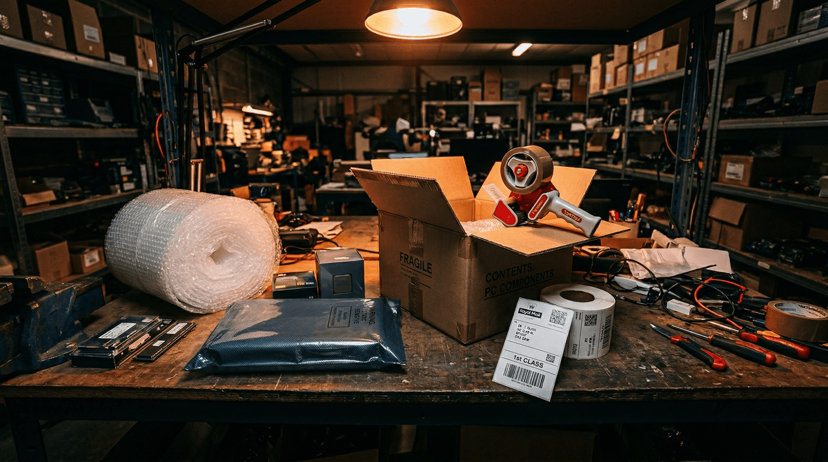 How to Ship PC Parts Safely in the UK: Packaging & Courier Guide (2026)